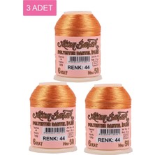 sbodurhome 3 Adet Altınbaşak Oya ve Dantel Ipi 20 gr -  - No: 044