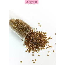 sbodurhome Kesme Cam Boncuk 2mm - 20 Gram - Koyu Kahverengi -BNC324