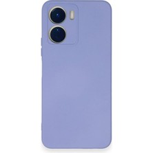 sbodurhome Vivo Y16 Kılıf Nano Içi Kadife Silikon - Lila