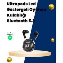sbodurhome  Bluetooth 5.3 Kablosuz Kulaklık 30MM Sürücü LED Ekranlı Mikrofonlu