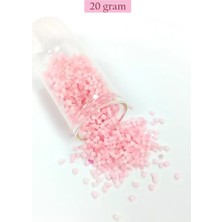 sbodurhome Kesme Cam Boncuk 2mm - 20 Gram - Şeker Pembe -BNC350