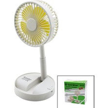 sbodurhome Masa Üstü Vantilatör USB Şarjıl Katlanır Fan=13.6cm - Uzayan AYAK=11-16CM 180 Derece Telefonlu