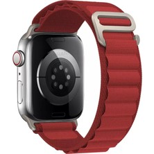 sbodurhome Apple Watch 38MM Mountain Kordon - Kırmızı