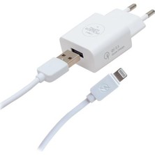 sbodurhome Powerway X-907 5 Volt 2000 Ma Hızlı Şarj Başlık Adaptörü - iPhone Kablo