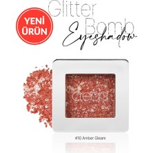 Belirtilmemiş Mücevher Parlaklığında Yoğun Işıltılı Tekli Far Crears Glitter Bomb Eyeshadow 10 Amber Gleam