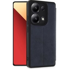 sbodurhome Xiaomi Redmi Note 13 4g Kılıf Flip Cover - Lacivert
