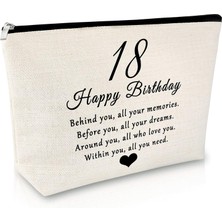 Belirtilmemiş Sfodiary Kızlar Için 18. Doğum Günü Hediyeleri Makyaj Çantası Mutlu 18. Doğum Günü Hediyeleri Iy