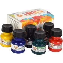 Kohinoor Teknik Çizim Mürekkebi 6 Lı Set 6X20GR