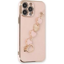 Marsilyan™- Apple Iphone 13 Pro Max Kılıf Esila Silikon - Pudra