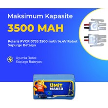 Ümit Maker Polaris Pvcr 0735 3500 Mah 14.4V Robot Süpürge Batarya