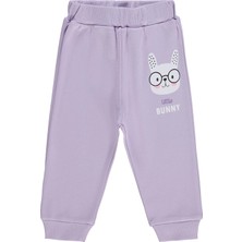 Civil Baby Little Bunny Baskılı 6-18 Ay Tek Alt Bebe - Lila