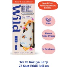Wild Antiperspirant Emma Bridgewater Bee Roll-On Case + Honey&cactus Refill Ter Önleyici Deodorant 50 ml