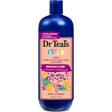 Belirtilmemiş Dr.teals Kids Elderberry 3ın1 Banyo Köpüğü + Vücut Şampuanı + Şampuan 591ML
