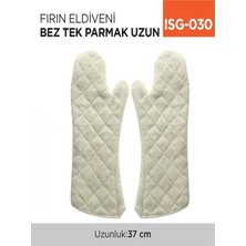 İnci Çelik Aksesuar Fırın Eldiveni Bez Tek Parmak Uzun