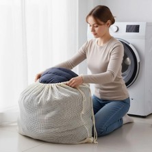 Eco Lounge Battal Boy 120X150 cm Mont ve Perde Yıkama Filesi–extra Büyük, Dayanıklı, Nefes Alabilir Çamaşır Koruma Torbası