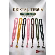Ilkbenaldim 99'lu 8 mm Kristal Tesbih Karışık Renk 10 Adet