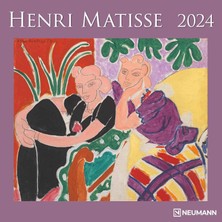 Belirtilmemiş Henri Matisse 2024 - Wand-Kalender - Broschüren-Kalender - 30X30 - 30X60 Geöffnet - Kunst-Kalender