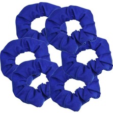 Belirtilmemiş Motique Accessories Large Solid Scrunchie - 6'lı Set -