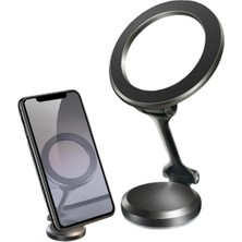 Eco Lounge Tüm Telefonlarla Uyumlu Manyetik Araç Telefonu Tutacağı Katlanır 360 Derece Dönen Telefon Standı
