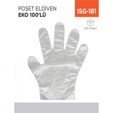 İnci Çelik Aksesuar Eldiven Poşet Eko 100LÜ