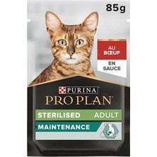 Sterilised Sığır Etli Kısırlaştırılmış Kedi Pouch 85 gr