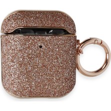 Bezos Airpods 2 (2.nesil) Spell Simli Kılıf - Rose Gold