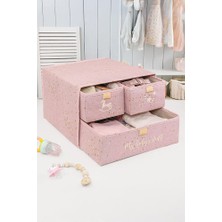 Tex Republic Baby 3 Bölmeli Çekmece-Çıkarılabilir Çok Amaçlı Düzenleyici 30 x 31 x 23 cm