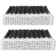 Belirtilmemiş Aawipes 12,5 cm Temizlik Odası Tiftiksiz Çubuk (200 Adet, Büyük Düz Kare Kafa 13,5 Mm/0,53 Inç, Örm