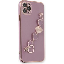 Marsilyan™- Apple Iphone 11 Pro Max Kılıf Esila Silikon - Mor