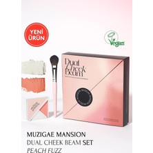 Belirtilmemiş Muzigae Mansion Allık Aydınlatıcı Paleti Fırça Seti Dual Cheek Beam Set (02 Peach Fuzz)