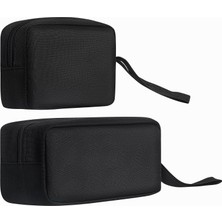Belirtilmemiş 2'li Paket Küçük Fermuarlı Çanta, Mini Seyahat Makyaj Taşıma Çantası, Kozmetik Çantası, Taşınabilir