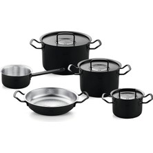 Belirtilmemiş Fissler Profi Shadow Line 5 Parça Paslanmaz Çelik Tencere Seti, Sınırlı Yıldönü