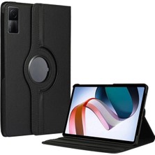 sbodurhome    Redmi Pad Se 4g Kılıf 360 Tablet Deri Kılıf - Siyah