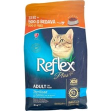 Somonlu Kısırlaştırılmış Kedi Maması 1.5 Kg. + 500 G.