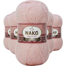 sbodurhome 5 Adet Angora Lüks El Örgü Ipi Powder 21356