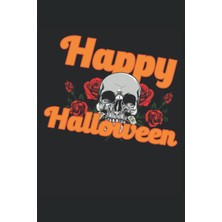 Belirtilmemiş Happy Halloween Skull: Dot Grid Jounal Todo Exercise Book Or Diary 6" x 9" (15.24 x 22.86 Cm) 120 P