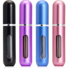 Belirtilmemiş Jtdeal Parfüm Şişeleri (5 Ml, 4 Adet), Seyahat Doldurulabilir Parfüm Püskürtme Şişesi, Pencereli Bo