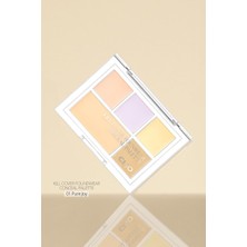Belirtilmemiş Clio Kremsi Dokuya Sahip Concealer Paleti Clio Kill Cover Founwear Conceal Palette (Pure Joy)