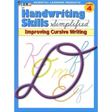 Belirtilmemiş Handwriting Skills Simplified: Improving Cursive Writing, Grade 4