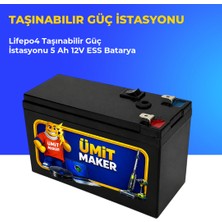 Ümit Maker Lifepo4 Taşınabilir Güç Istasyonu 5 Ah 12V Ess Batarya