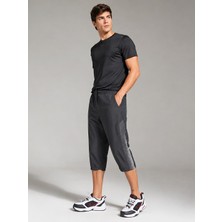 Tryon Dakota Polyester Kumaş Erkek Siyah Spor Kapri