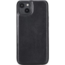 Eco Lounge Apple iPhone 15 Plus Uyumlu Deri Arka Kapak Rock Rst1