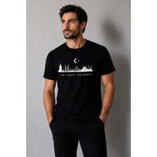 İncili Tekstil Türkiye Temalı Dünya Kupası Baskılı Slim Fit Unisex Tişört %100 Pamuklu Penye Dijital Baskı