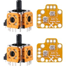 Belirtilmemiş Analog Drift Fix 2+2 Set 4 Kol Joystick Motor Tamir Yedek Parça