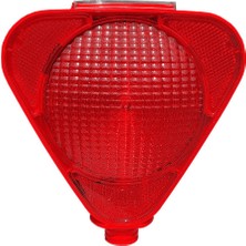 Enerji Trafik Güneş Enerjili Flaşör Lamba  (Kırmızı Ledli)