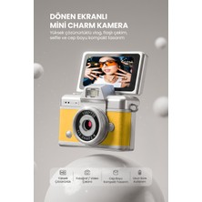 Pikas Joyplus Mini Kamera Dönen Ekran Flaşlı Selfie Video Vlog Kamerası Anahtarlık LK-027