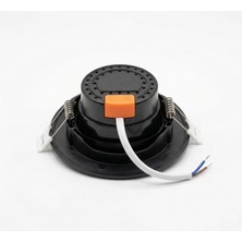 Eco Lounge 1 Adet Cata Ct 5200 Lal Siyah Kasa 7W Sıva Altı LED Spot Beyaz Işık 6400K