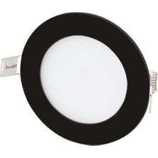 Eco Lounge 1 Adet Cata Ct 5125 Sıva Altı 6W Siyah Kasa LED Spot 6400K Beyaz Işık