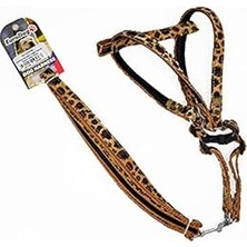 Renas Store Köp.uztm+Göğüs Tasması Leopar 15MM 120CM