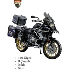 Bmw R1250 Gs - 1:10 Sesli & Işıklı Çantalı Diecast Adventure